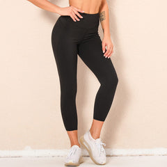 Leggings mit mittelhohem Bund und Mesh-Einsätzen 