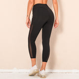 Mid Rise Mesh Paneling Leggings