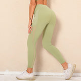 Mid Rise Mesh Paneling Leggings