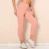 Mid Rise Mesh Paneling Leggings