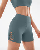 Criss Cross Slits Active Shorts