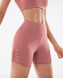 Criss Cross Slits Active Shorts