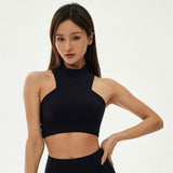 High Neckline Racerback Sports Bra