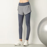 Faux Two-Piece Legging with Active Shorts