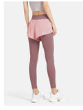 Faux Two-Piece Legging with Active Shorts