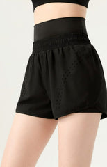 Aktive Shorts mit hohem Bund