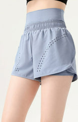 Aktive Shorts mit hohem Bund