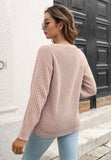 Crochet Knit Sleeve Sweater