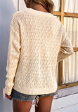 Geometric Knit Light Sweater