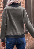Turtleneck Patch Pocket Sweater