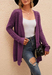 Strickjacke mit Lochdetail 