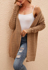 Strickjacke mit Lochdetail 