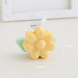 Flower Shaped Pastel Candle