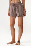 Drawstring Waist Lined Active Shorts