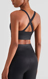 Soft Buttery Criss Cross Back Fitness Sports Bra