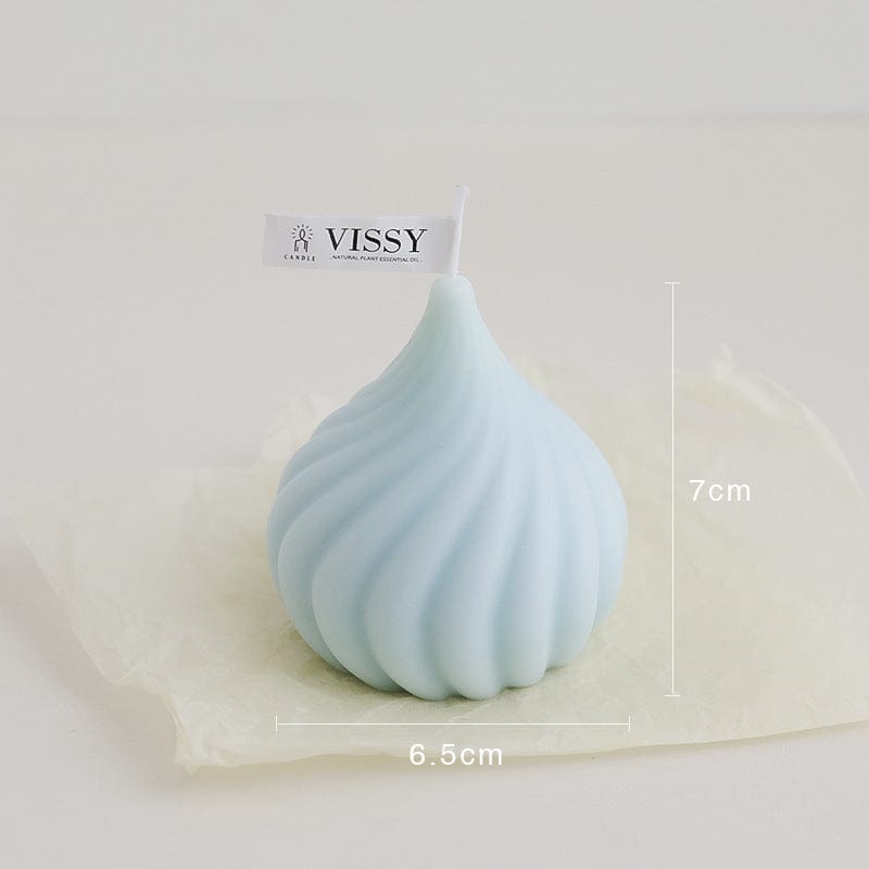 Twisting Drop Pastel Candle