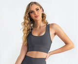 Crossing Back Straps Fitness Sports Bra