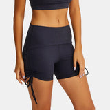 Soft Fitness Shorts with Adjustable Drawstrings