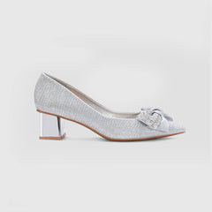 Zapatos de tacón de bloque para fiesta de noche 