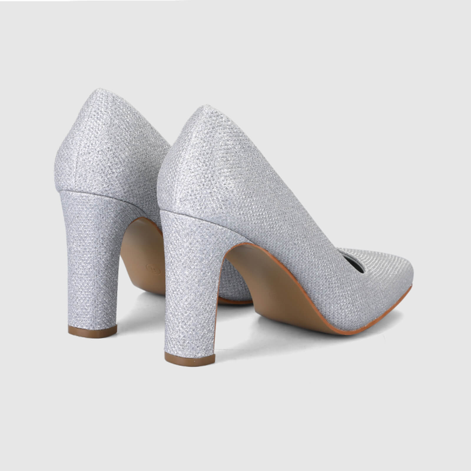 Chunky Block Heel Working Pumps