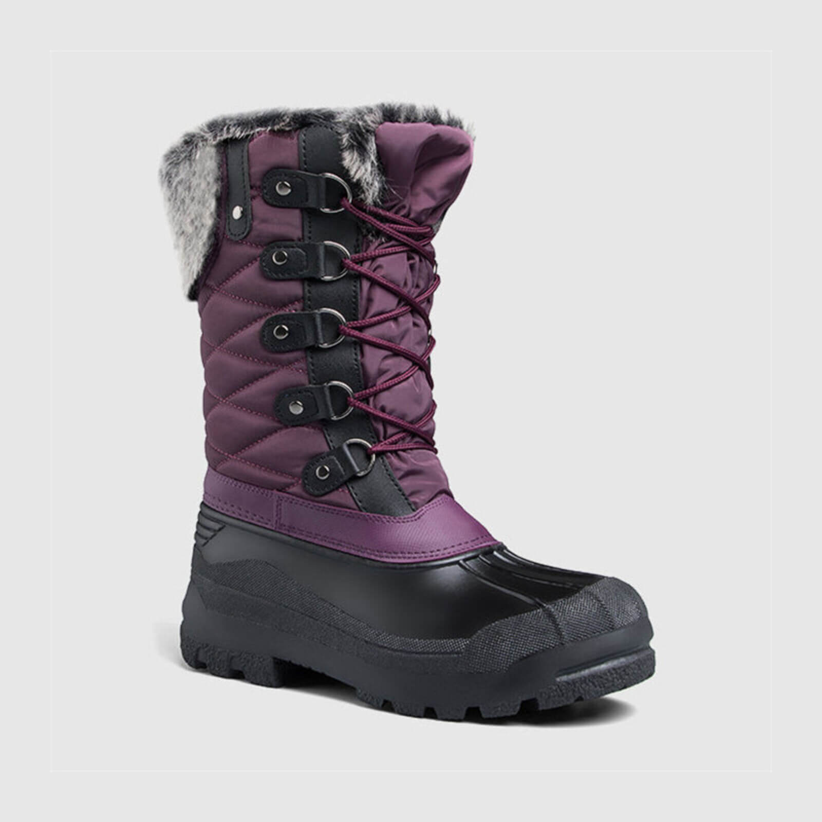 Botas de nieve impermeables con forro de piel 