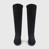 Knee High Boots With Side Zipper