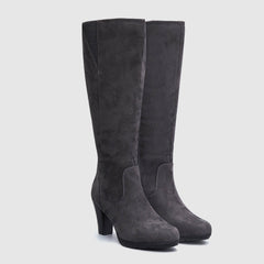 Botas hasta la rodilla con cremallera lateral