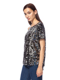 Glam Off-Shoulder Sequin Top