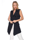 Double-Breasted Trench Vest Coat