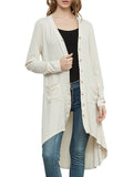 Long Sleeve Button Down Knit Ribbed Cardigan