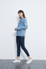 Denim „Not Your Boyfriends“-Jeansjacke