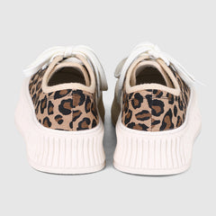 Zapatillas de plataforma casuales con estampado de leopardo