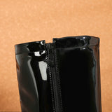 Leather Waterproof Knee High Boots 5-10.5