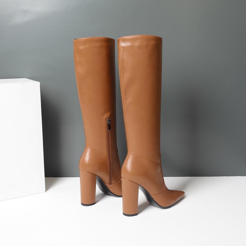 Western knee high boots