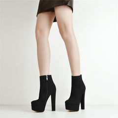 Platform Ankle Boots