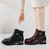 Ankle Boots Genuine Leather
