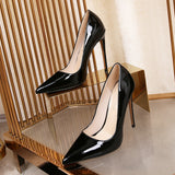 Patent Leather High Heels Pumps